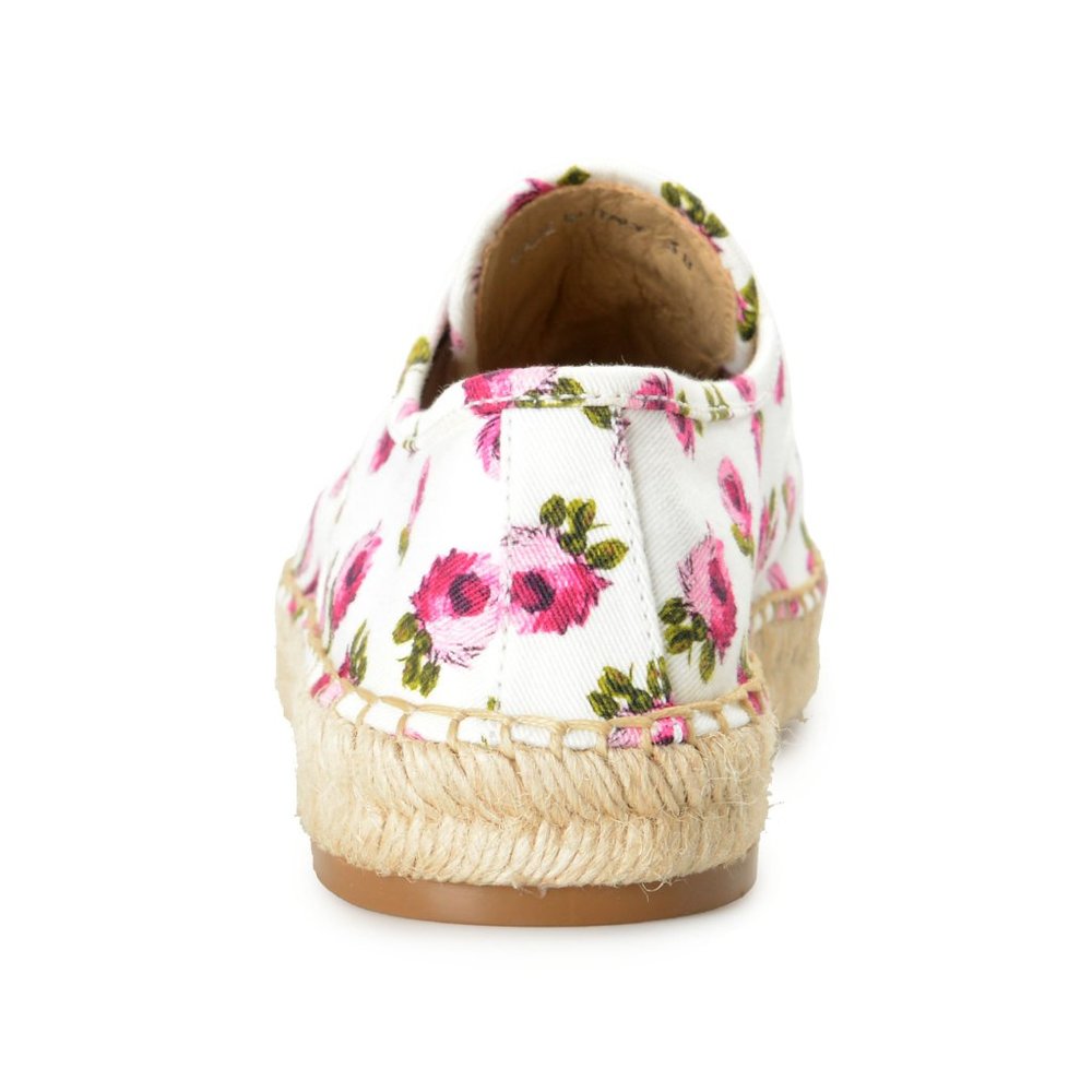 Prada Women's 1E988L Canvas Floral Print Lace Up Flats Casual Shoes - Picture 4 of 8